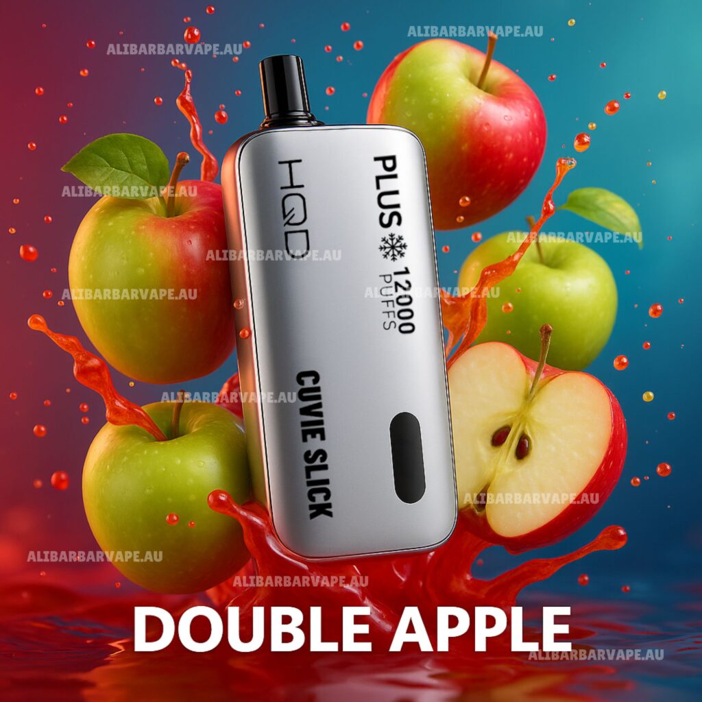Hqd Cuvie Slick Plus 12000 Puffs Double Apple Disposable Vape - Online Shop Australia & New Zealand