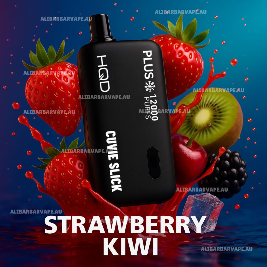 Hqd Cuvie Slick Plus 12000 Puffs Strawberry Kiwi Shop Au Nz Disposable Vape - Online Shop Australia & New Zealand